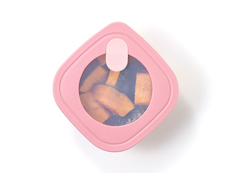 ＆smile　電子レンジ対応保存容器3pcセット