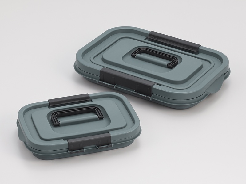 デイズ　フタ付おりたたみコンテナセット