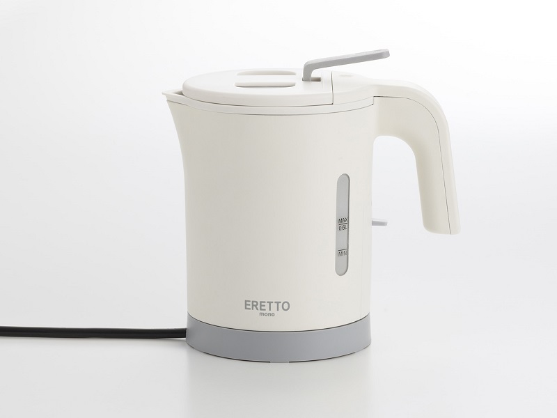 ERETTO “mono” 倒れてもこぼれにくい電気ケトル0.6L