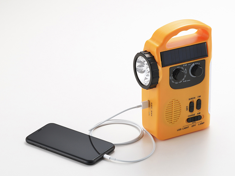 エレット 3WAY充電ラジオライト | 株式会社タマハシ