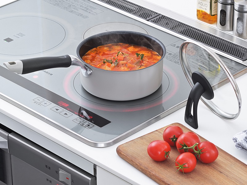 グランクック　IH対応ダイヤモンドコート片手鍋16cm