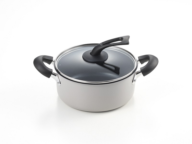 グランクック　IH対応ダイヤモンドコート両手鍋20cm