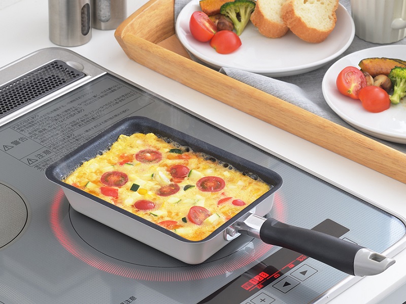 グランクック　IH対応ダイヤモンドコート玉子焼(巻きラベル)