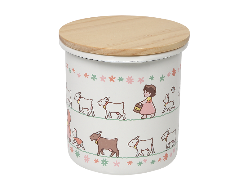 アルプスの少女ハイジ　ホーローキャニスター