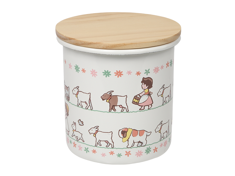 アルプスの少女ハイジ　ホーローキャニスター