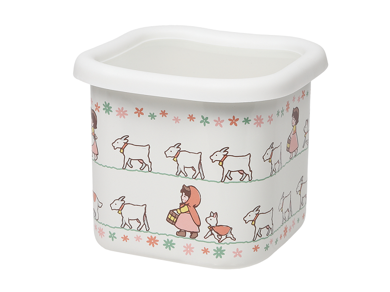 アルプスの少女ハイジ　ホーローキューブストッカー・S