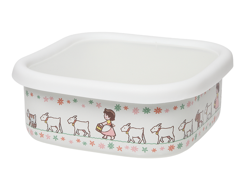 アルプスの少女ハイジ　ホーロースクエアストッカー・L