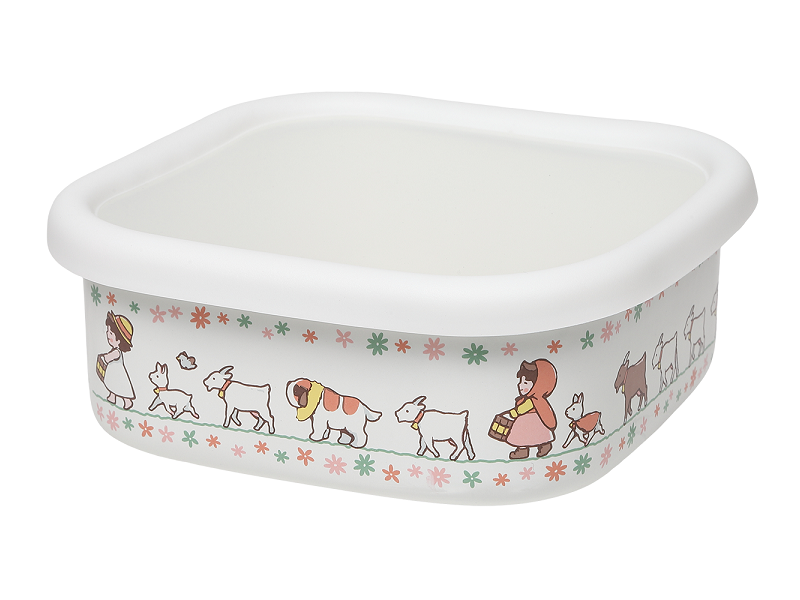 アルプスの少女ハイジ　ホーロースクエアストッカー・L