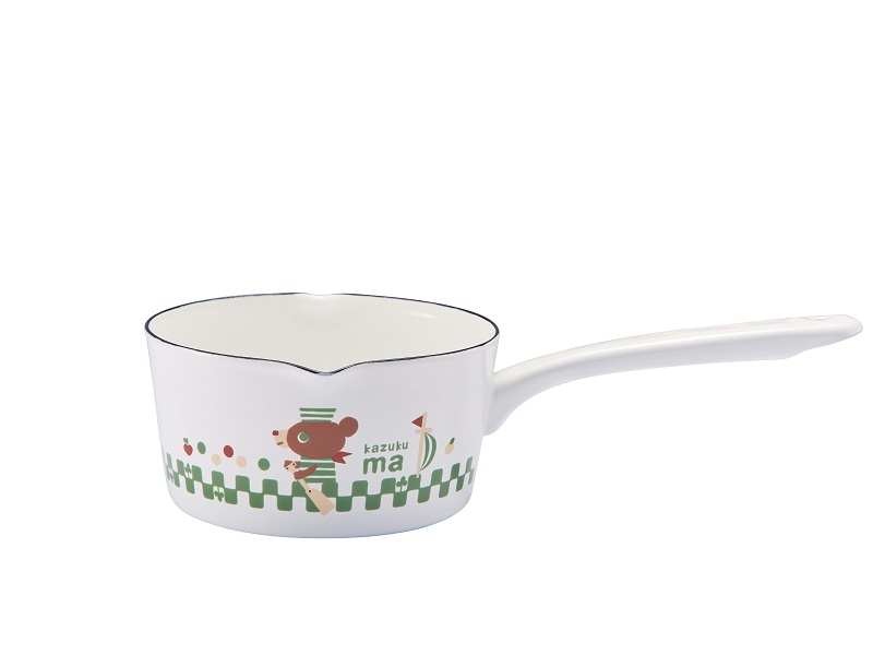 かずくま　ホーローミルクパン15cm