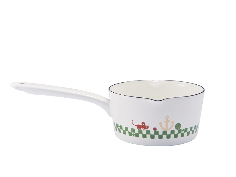 かずくま　ホーローミルクパン15cm