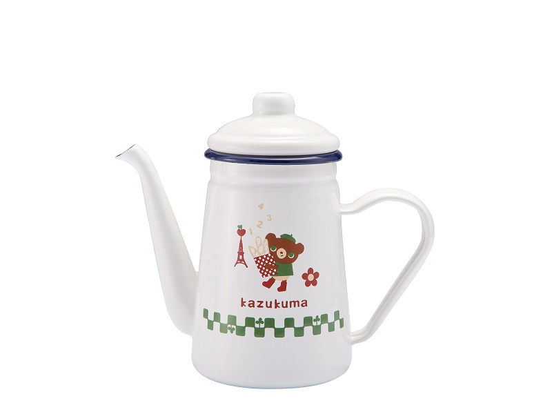かずくま　ホーローカフェポット