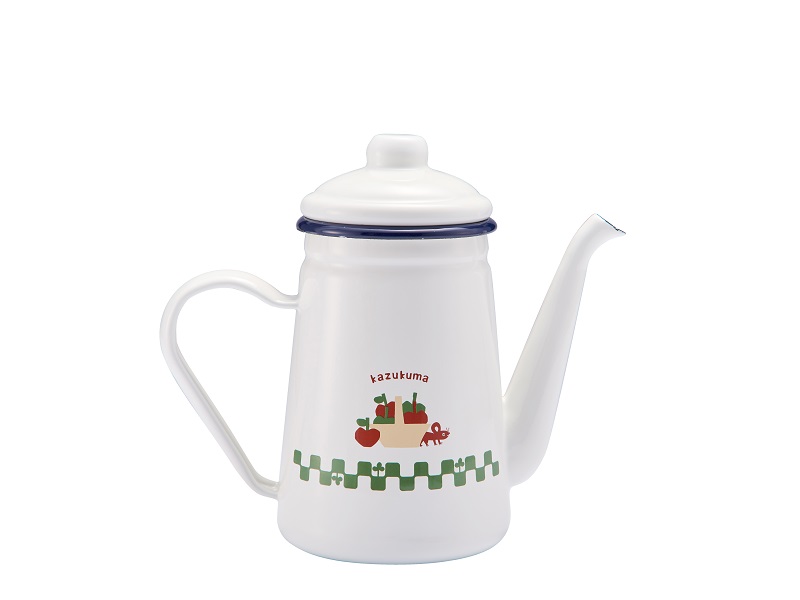 かずくま　ホーローカフェポット