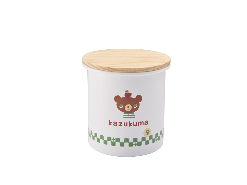 かずくま　ホーローキャニスター
