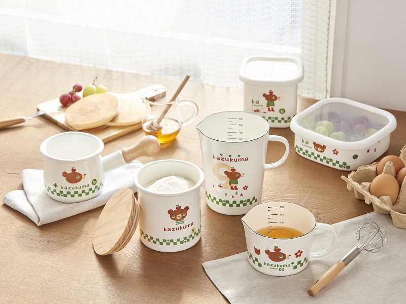 かずくま　ホーローキャニスター