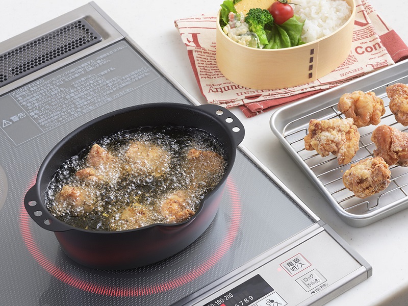 ラルス IH対応ミニ楕円型揚げ鍋