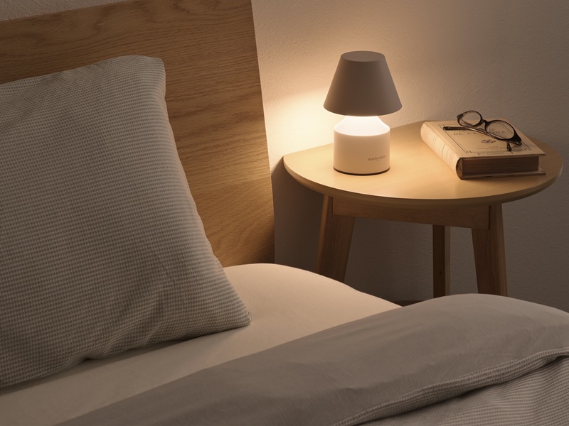 マリ・クレール　コードレスルームランプ(アイボリー)