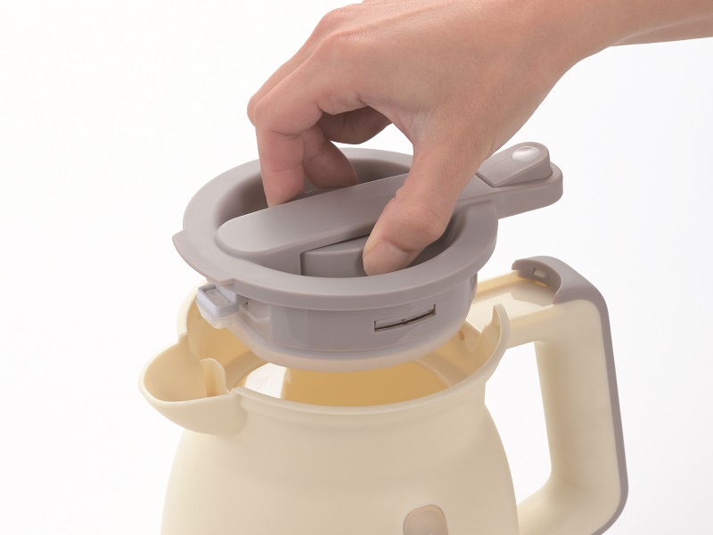 マリ・クレール こぼれにくい電気ケトル1.0L