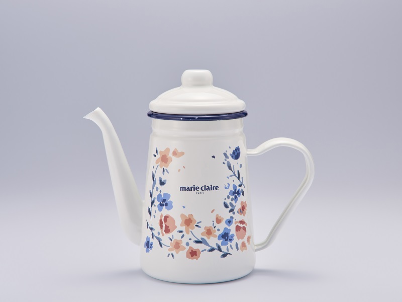 マリ・クレール fleurette　ホーローカフェポット
