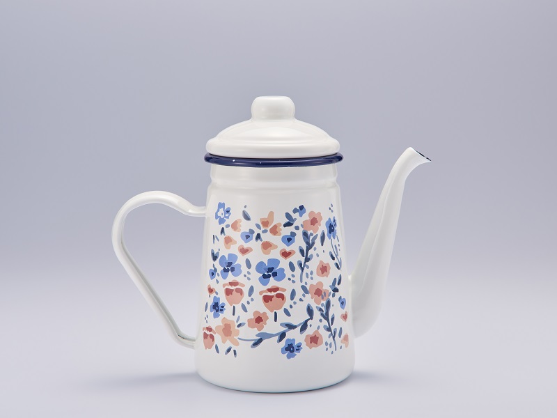 マリ・クレール fleurette　ホーローカフェポット