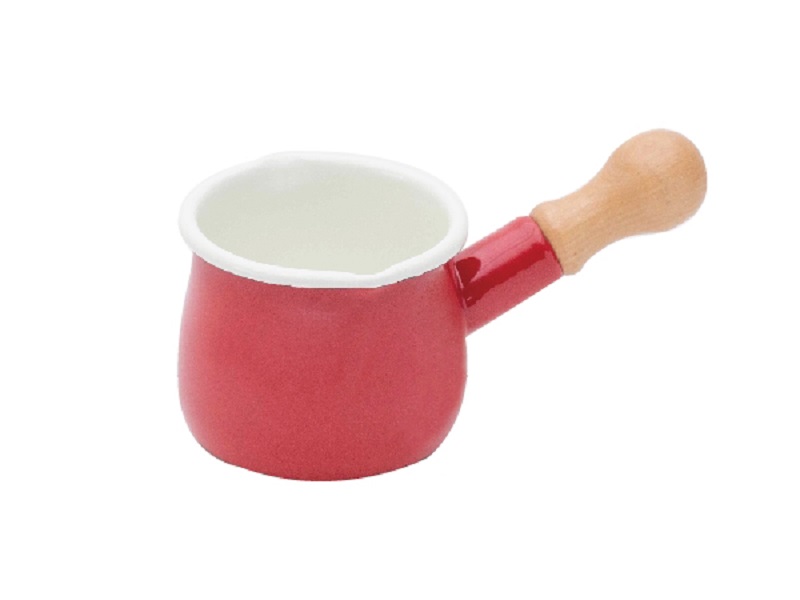 ピア・コローレ　ホーロープチミルクパン(レッド)