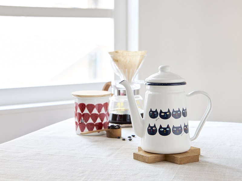 プルーン　ホーローカフェポットミミココモモ