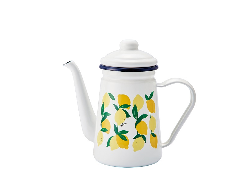 プルーン　ホーローカフェポットレモン