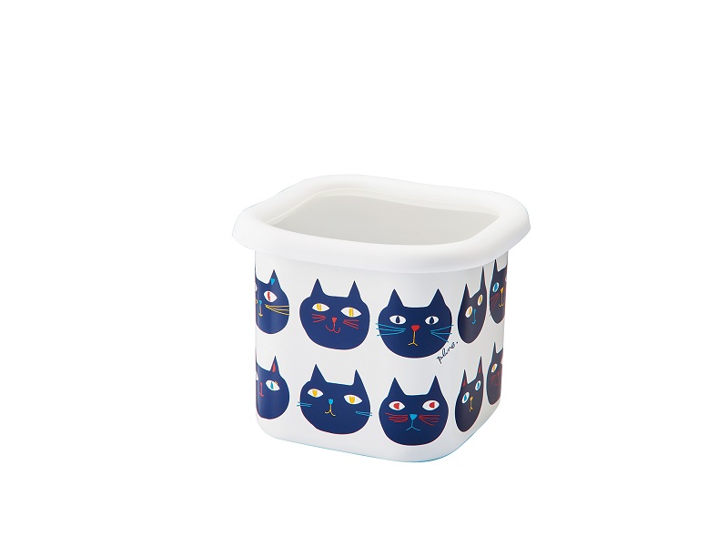 プルーン　ホーローキューブストッカー・Sミミココモモ