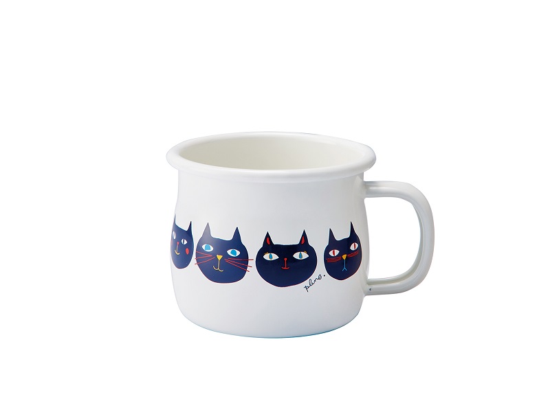 プルーン　ホーローマグカップミミココモモ