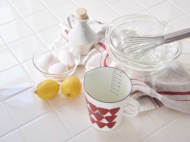 プルーン　ホーローメジャーカップ・Lあかいちご