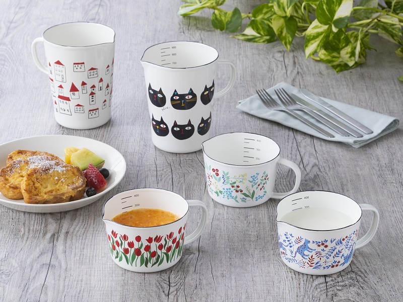 プルーン　ホーローメジャーカップ・Lミミココモモ