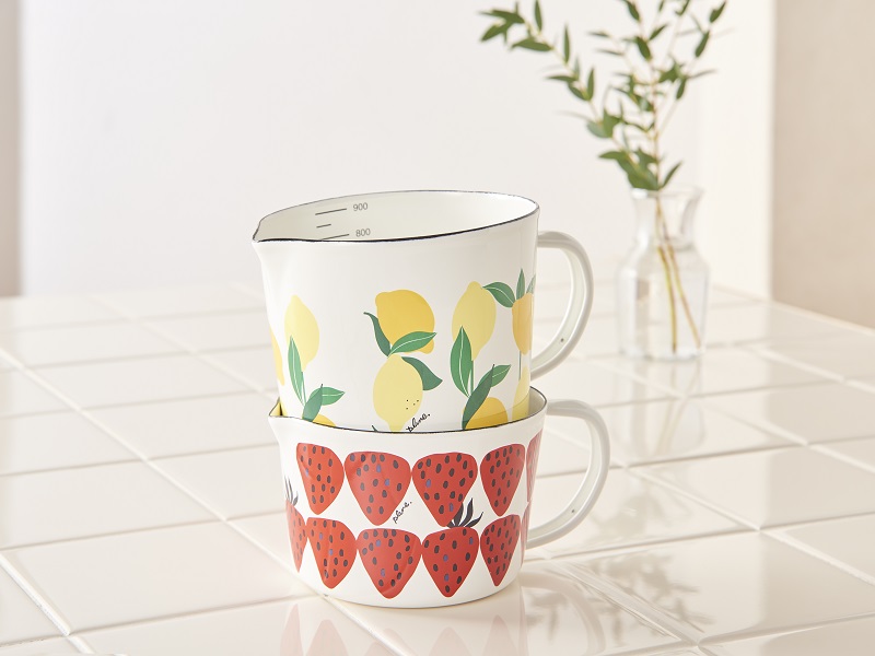 プルーン　ホーローメジャーカップ・Lレモン