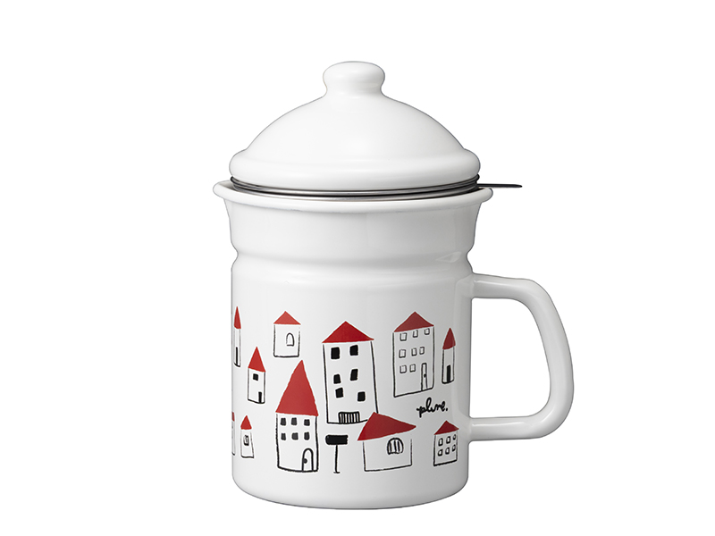 プルーン　ホーローオイルポットakaiyaneno