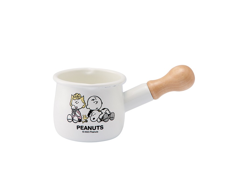 スヌーピー ブレイクタイム　ホーロープチミルクパン