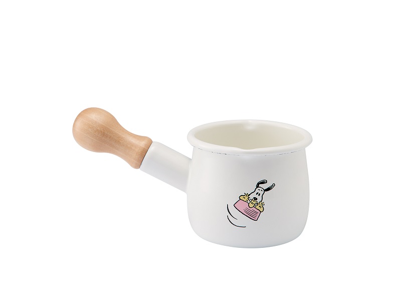 スヌーピー ブレイクタイム　ホーロープチミルクパン