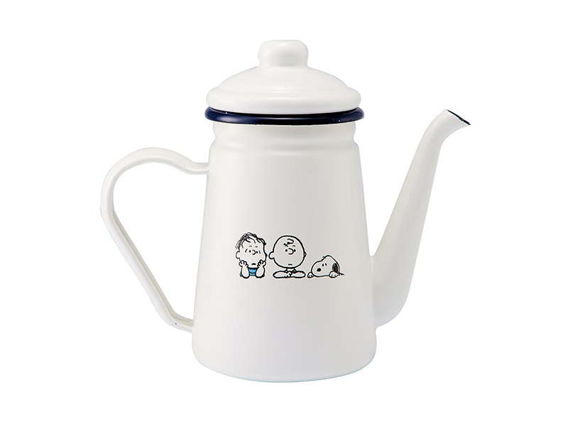 スヌーピー ブレイクタイム　ホーローカフェポット