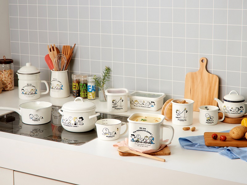 スヌーピー ブレイクタイム　ホーローメジャーカップ・S