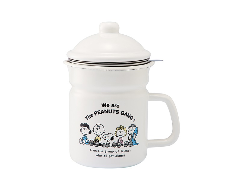 スヌーピー ブレイクタイム　ホーローオイルポット