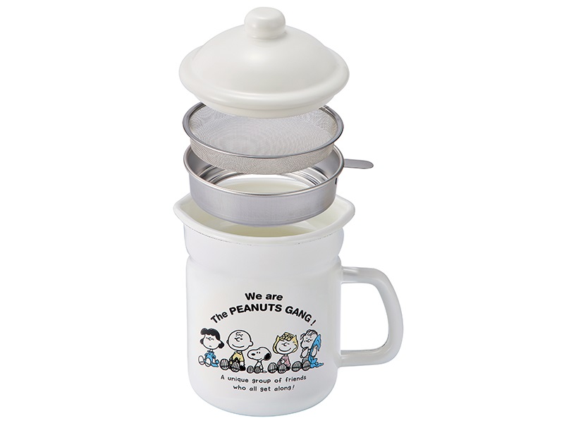 スヌーピー ブレイクタイム　ホーローオイルポット