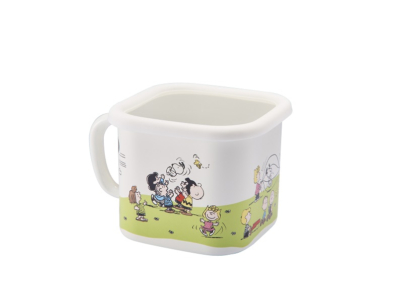 スヌーピー グリーンフィールド　ホーローマルチスクエアポット