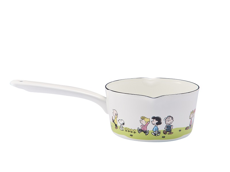 スヌーピー グリーンフィールド　ホーローミルクパン15cm