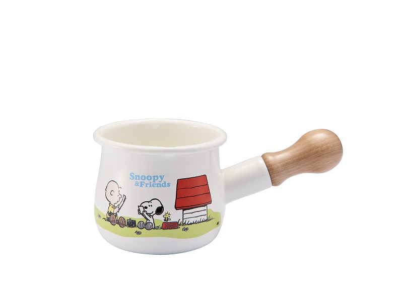 スヌーピー グリーンフィールド　ホーロープチミルクパン