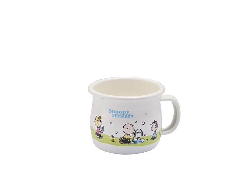スヌーピー グリーンフィールド　ホーローマグカップ