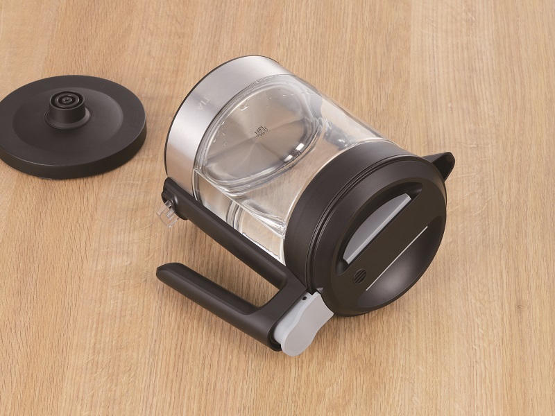 サスティア こぼれにくいガラス電気ケトル1.0L