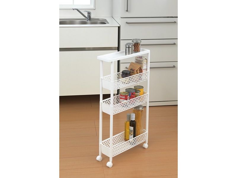 スーパースリムワゴンラック４段(袋入)