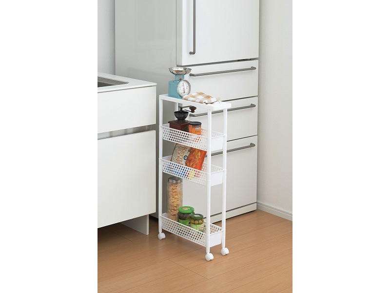 スーパースリムワゴンラック４段(袋入)