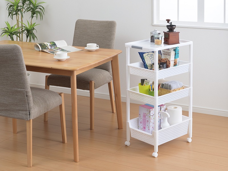 ワイドワゴンラック４段