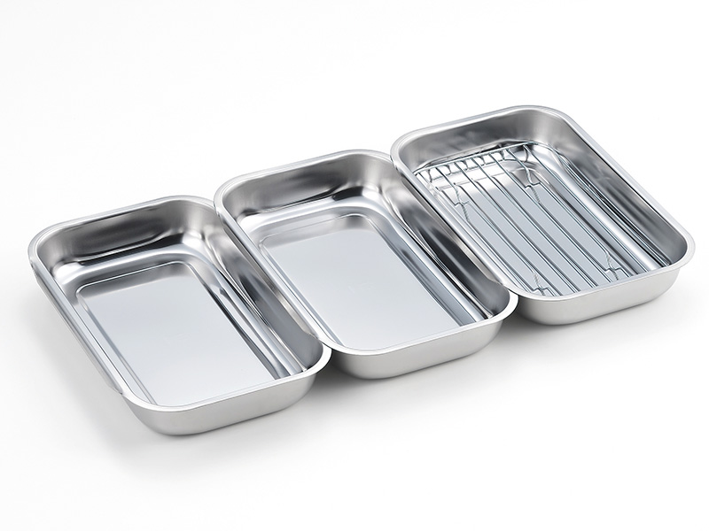 食彩亭　ステンレス連結バット・アミ付