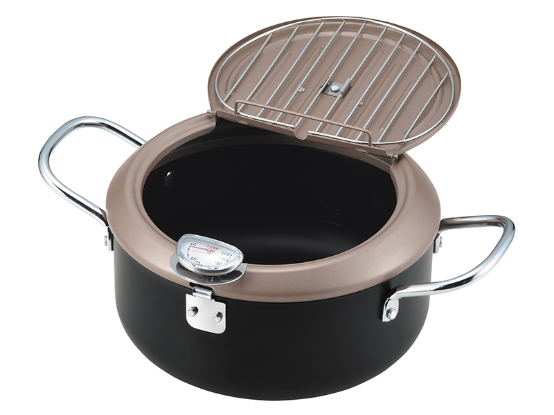 食彩亭 　バット蓋付天ぷら鍋20cm