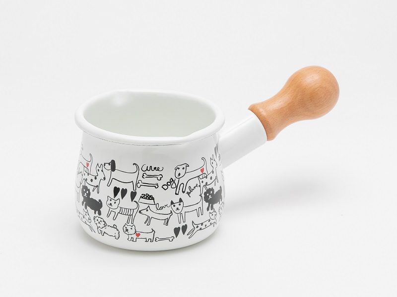 プルーン　ホーロープチミルクパンモノトーンドッグ