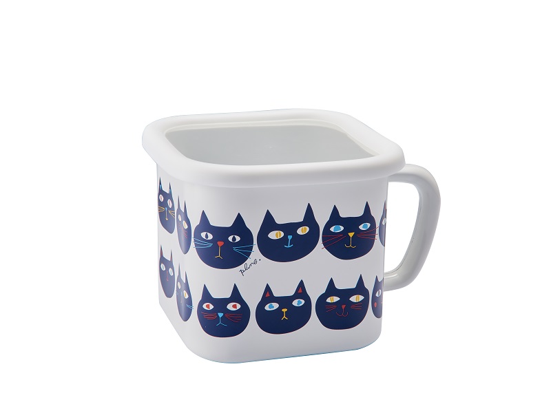 プルーン　ホーローマルチスクエアポットミミココモモ